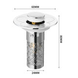 Maxbell Sink Drain Strainer Plug Sink Drain Strainer for Restroom Outdoor Lavatory