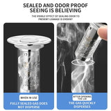 Maxbell Sink Drain Strainer Plug Sink Drain Strainer for Restroom Outdoor Lavatory