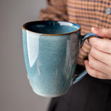 Maxbell Ceramic Coffee Mug Versatile Unique Latte Mug for Diner Men Women Restaurant