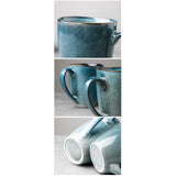 Maxbell Ceramic Coffee Mug Versatile Unique Latte Mug for Diner Men Women Restaurant