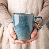 Maxbell Ceramic Coffee Mug Versatile Unique Latte Mug for Diner Men Women Restaurant