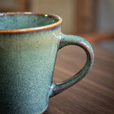 Maxbell Ceramic Coffee Mug 480ml Porcelain Milk Tea Cup for Hotel Birthday Gift Home Green