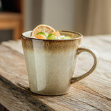 Maxbell Ceramic Coffee Mug 480ml Porcelain Milk Tea Cup for Hotel Birthday Gift Home Beige