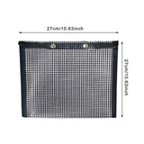 Maxbell Mesh Barbecue Pouch Portable Mesh Grilling Bag for Cooking Gathering Outdoor 22cmx27cm