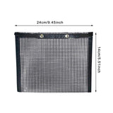 Maxbell Mesh Barbecue Pouch Portable Mesh Grilling Bag for Cooking Gathering Outdoor 24cmx14cm