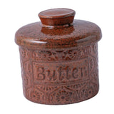 Maxbell Butter Crock Antique with Lid Butter Pot for Fresh Spreadable Butter Counter