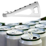 Maxbell Jar Opener Multifunctional Bottle Opener Bar Gift Lid Opener Gripper for Can Argent