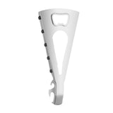 Maxbell Jar Opener Multifunctional Bottle Opener Bar Gift Lid Opener Gripper for Can Argent