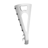 Maxbell Jar Opener Multifunctional Bottle Opener Bar Gift Lid Opener Gripper for Can Argent