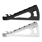 Maxbell Jar Opener Multifunctional Bottle Opener Bar Gift Lid Opener Gripper for Can Argent