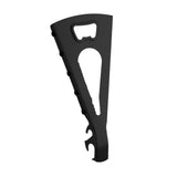 Maxbell Jar Opener Multifunctional Bottle Opener Bar Gift Lid Opener Gripper for Can Black