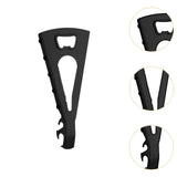 Maxbell Jar Opener Multifunctional Bottle Opener Bar Gift Lid Opener Gripper for Can Black