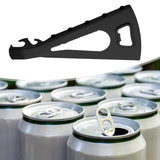 Maxbell Jar Opener Multifunctional Bottle Opener Bar Gift Lid Opener Gripper for Can Black