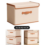 Maxbell Clothes Storage Bin with Lid Folding Storage Container for Bedroom Home Toys M