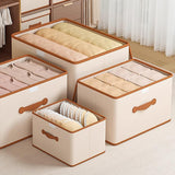 Maxbell Clothes Storage Bin with Lid Folding Storage Container for Bedroom Home Toys L