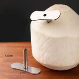 Maxbell Coconut Opening Tool Easy Use Straw Hole Maker for Young and Mature Coconuts