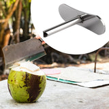 Maxbell Coconut Opening Tool Easy Use Straw Hole Maker for Young and Mature Coconuts
