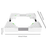 Maxbell Washing Machine Base Low Noise Fridge Undercarriage Stand Bracket for Dryers White