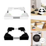 Maxbell Washing Machine Base Low Noise Fridge Undercarriage Stand Bracket for Dryers White