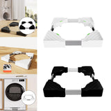 Maxbell Washing Machine Base Low Noise Fridge Undercarriage Stand Bracket for Dryers White