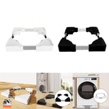 Maxbell Washing Machine Base Low Noise Fridge Undercarriage Stand Bracket for Dryers White