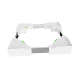 Maxbell Washing Machine Base Low Noise Fridge Undercarriage Stand Bracket for Dryers White