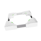 Maxbell Washing Machine Base Low Noise Fridge Undercarriage Stand Bracket for Dryers White