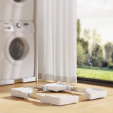 Maxbell Washing Machine Base Low Noise Fridge Undercarriage Stand Bracket for Dryers White