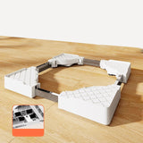 Maxbell Washing Machine Base Low Noise Fridge Undercarriage Stand Bracket for Dryers White