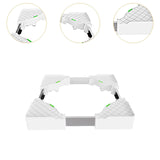 Maxbell Washing Machine Base Low Noise Fridge Undercarriage Stand Bracket for Dryers White