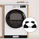 Maxbell Washing Machine Base Low Noise Fridge Undercarriage Stand Bracket for Dryers Black