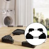 Maxbell Washing Machine Base Low Noise Fridge Undercarriage Stand Bracket for Dryers Black