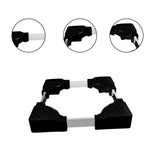 Maxbell Washing Machine Base Low Noise Fridge Undercarriage Stand Bracket for Dryers Black