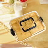 Maxbell Bamboo Cheese Board Reusable Cheese Platter for Housewarming Wedding Kitchen