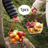 Maxbell Fruit Bowl Breakfast Trays Multifunctional Ornament for Outdoor Home Camping Clear