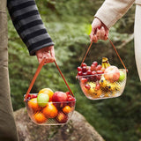 Maxbell Fruit Bowl Breakfast Trays Multifunctional Ornament for Outdoor Home Camping Clear