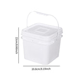 Maxbell Paint Can 8L Multipurpose Portable Storage Bucket for Traveling Camping Home