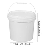Maxbell Paint Can 8L Cleaning Bucket Portable Paint Pail for Garage Traveling Hiking