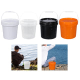 Maxbell Paint Can 5L Portable Empty with Lid and Handle for Kitchen Garden Traveling White