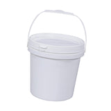 Maxbell Paint Can 5L Portable Empty with Lid and Handle for Kitchen Garden Traveling White