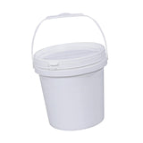 Maxbell Paint Can 5L Portable Empty with Lid and Handle for Kitchen Garden Traveling White