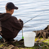 Maxbell Paint Can 5L Portable Empty with Lid and Handle for Kitchen Garden Traveling Clear