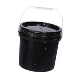 Maxbell Paint Can 5L Portable Empty with Lid and Handle for Kitchen Garden Traveling Black