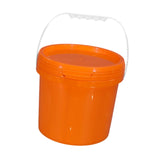 Maxbell Paint Can 5L Portable Empty with Lid and Handle for Kitchen Garden Traveling Orange