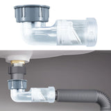 Maxbell Kitchen Sink Drain Pipe Pipe Connector for Filter Dishwasher Water Dispenser