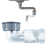 Maxbell Kitchen Sink Drain Pipe Pipe Connector for Filter Dishwasher Water Dispenser