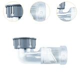Maxbell Kitchen Sink Drain Pipe Pipe Connector for Filter Dishwasher Water Dispenser