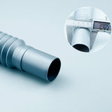 Maxbell Kitchen Sink Drain Pipe Plug and Play Telescopic for Washbasin Bathroom Dorm 120cm