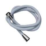 Maxbell Silicone Shower Hose Replacement G1/2 Threaded for Bathroom Toilet Apartment Gray 1.5M