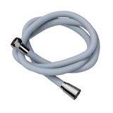Maxbell Silicone Shower Hose Replacement G1/2 Threaded for Bathroom Toilet Apartment Gray 1.5M